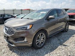 Salvage cars for sale at Cahokia Heights, IL auction: 2019 Ford Edge Titanium