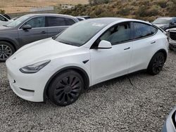 Tesla salvage cars for sale: 2020 Tesla Model Y