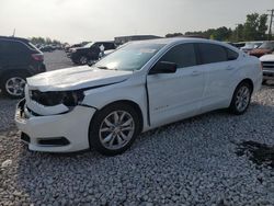 Chevrolet salvage cars for sale: 2016 Chevrolet Impala LS