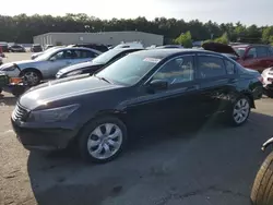 Salvage cars for sale at Exeter, RI auction: 2010 Honda Accord EXL