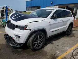 Jeep salvage cars for sale: 2018 Jeep Grand Cherokee Trailhawk