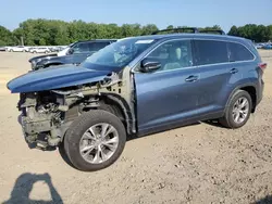 Toyota salvage cars for sale: 2015 Toyota Highlander XLE