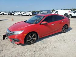 Salvage cars for sale at Houston, TX auction: 2017 Honda Civic Touring