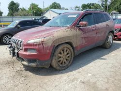 Jeep salvage cars for sale: 2016 Jeep Cherokee Limited