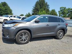 Salvage cars for sale at Finksburg, MD auction: 2018 Toyota Highlander SE