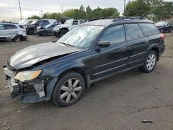 Salvage cars for sale at Denver, CO auction: 2008 Subaru Outback 2.5I