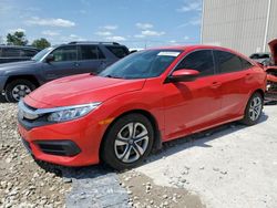 Honda salvage cars for sale: 2017 Honda Civic LX