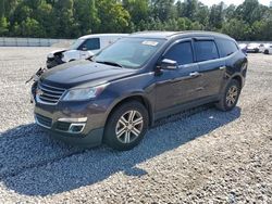 Salvage cars for sale at Ellenwood, GA auction: 2017 Chevrolet Traverse LT