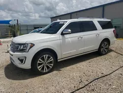 Salvage cars for sale at Arcadia, FL auction: 2021 Ford Expedition Max Platinum