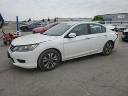 Salvage cars for sale at Bakersfield, CA auction: 2014 Honda Accord LX