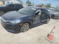 Honda salvage cars for sale: 2018 Honda Civic LX