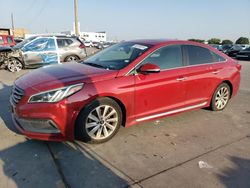 Salvage cars for sale at Grand Prairie, TX auction: 2017 Hyundai Sonata Sport