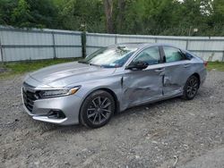 Salvage cars for sale at Albany, NY auction: 2021 Honda Accord EXL