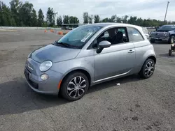 Salvage cars for sale at Portland, OR auction: 2015 Fiat 500 POP