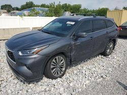 Salvage Cars with No Bids Yet For Sale at auction: 2021 Toyota Highlander Hybrid Platinum