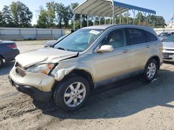 Salvage cars for sale at Spartanburg, SC auction: 2008 Honda CR-V EXL