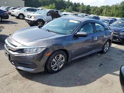 Honda salvage cars for sale: 2017 Honda Civic LX