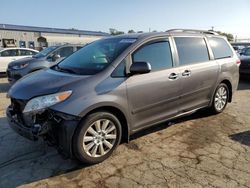 Toyota salvage cars for sale: 2011 Toyota Sienna XLE