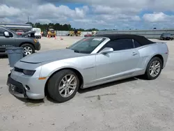 Chevrolet Camaro lt salvage cars for sale: 2015 Chevrolet Camaro LT