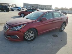 Salvage cars for sale at Wilmer, TX auction: 2016 Hyundai Sonata SE