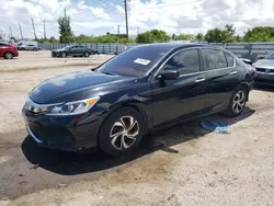 Honda salvage cars for sale: 2016 Honda Accord LX