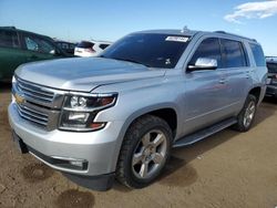 Chevrolet salvage cars for sale: 2015 Chevrolet Tahoe K1500 LTZ