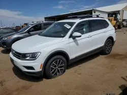 Salvage cars for sale at Brighton, CO auction: 2021 Volkswagen Tiguan SE