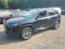 Salvage cars for sale at Graham, WA auction: 2019 Jeep Cherokee Latitude Plus