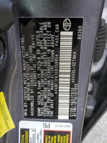 2012 Toyota Camry Base