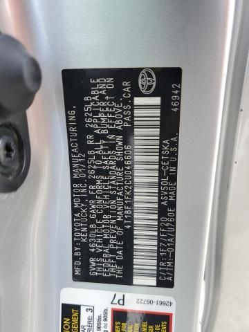 2012 Toyota Camry Base