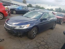 Honda Accord lx Vehiculos salvage en venta: 2017 Honda Accord LX