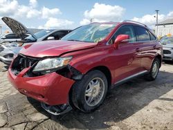 Salvage cars for sale at Chicago Heights, IL auction: 2010 Lexus RX 350