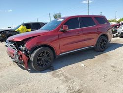 Salvage cars for sale at Miami, FL auction: 2014 Dodge Durango SXT