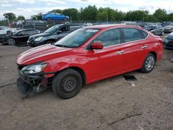 Salvage cars for sale from Copart Chalfont, PA: 2017 Nissan Sentra S