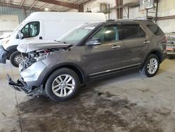 Salvage cars for sale at Eldridge, IA auction: 2014 Ford Explorer XLT