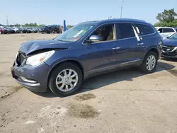 Salvage cars for sale at Woodhaven, MI auction: 2014 Buick Enclave