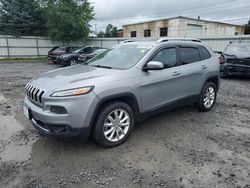 Salvage cars for sale from Copart Albany, NY: 2015 Jeep Cherokee Limited