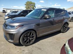 Land Rover salvage cars for sale: 2020 Land Rover Range Rover Sport SVR