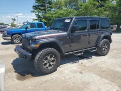 Jeep salvage cars for sale: 2018 Jeep Wrangler Unlimited Rubicon