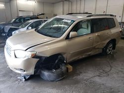 Toyota salvage cars for sale: 2009 Toyota Highlander