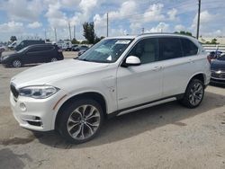 Salvage cars for sale at Miami, FL auction: 2017 BMW X5 XDRIVE4