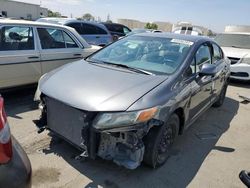 Salvage cars for sale at Martinez, CA auction: 2012 Honda Civic LX