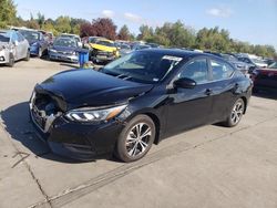 Nissan salvage cars for sale: 2021 Nissan Sentra SV