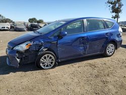 Salvage cars for sale at San Martin, CA auction: 2012 Toyota Prius V