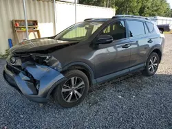 Salvage cars for sale at Augusta, GA auction: 2017 Toyota Rav4 XLE