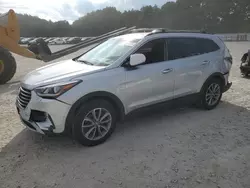 Salvage cars for sale at North Billerica, MA auction: 2018 Hyundai Santa FE SE