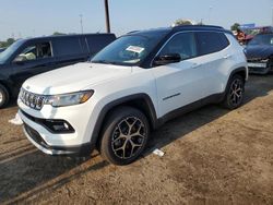 Salvage cars for sale at Woodhaven, MI auction: 2024 Jeep Compass Limited