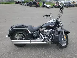 Salvage motorcycles for sale at Pennsburg, PA auction: 2010 Harley-Davidson Flstc