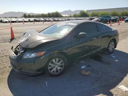 Salvage cars for sale at Las Vegas, NV auction: 2012 Honda Civic LX