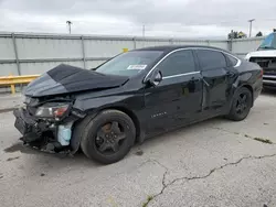 Carros salvage sin ofertas aún a la venta en subasta: 2017 Chevrolet Impala LS